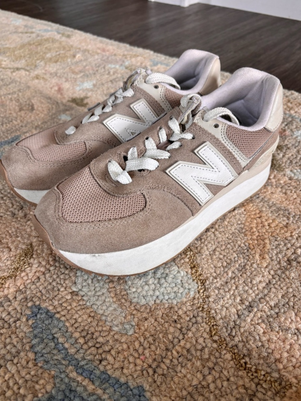 New Balance Women’s 574+ in Driftwood